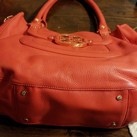 Tory Burch Amada Hobo red orange handbag - Picture 2 of 8